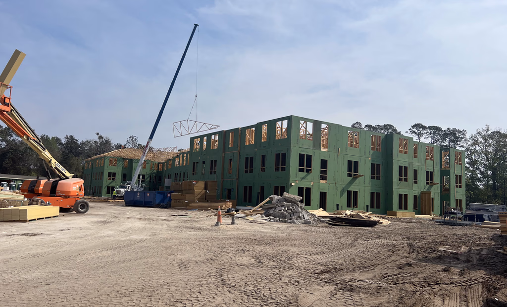 Commercial framing project in Jacksonville, FL — EJT Framing Inc.